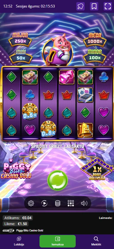 Piggy Blitz Casino Gold slots Laimz kazino testa laikā